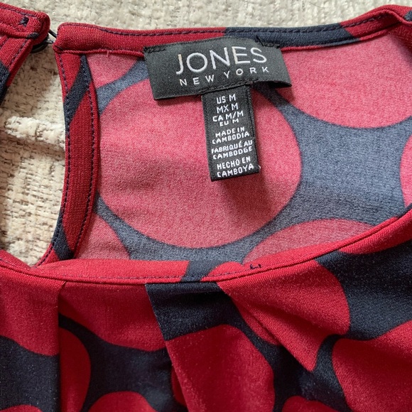 Polka Dot Sleeveless Top - and Red and Black - Picture 5 of 5